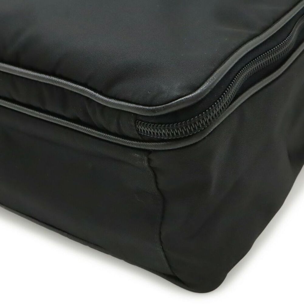 Prada Nylon Leather Triangle Logo Briefcase - Picture 3 of 9